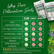 Load image into Gallery viewer, Heirloom Vegetable Pure Pollination Kit 40 Seed Packets 16,500 Seeds 100% Non-GMO Non-Hybrid
